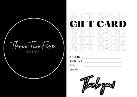 SALON GIFT CARD